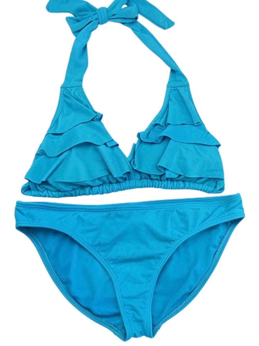 KENNETH COLE REACTION Bright Turquoise/Aqua/Teal Bikini